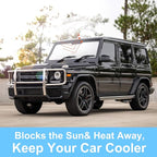 TINGLU Sun Shade for Mercedes Benz G W463 G550 G55 G63 G65 1990-2018(Not for 2019-2021 Mercedes Benz G Class) Accessories Windshield Sun Shade Window Shade UV Rays Protection Sun Visor Cover