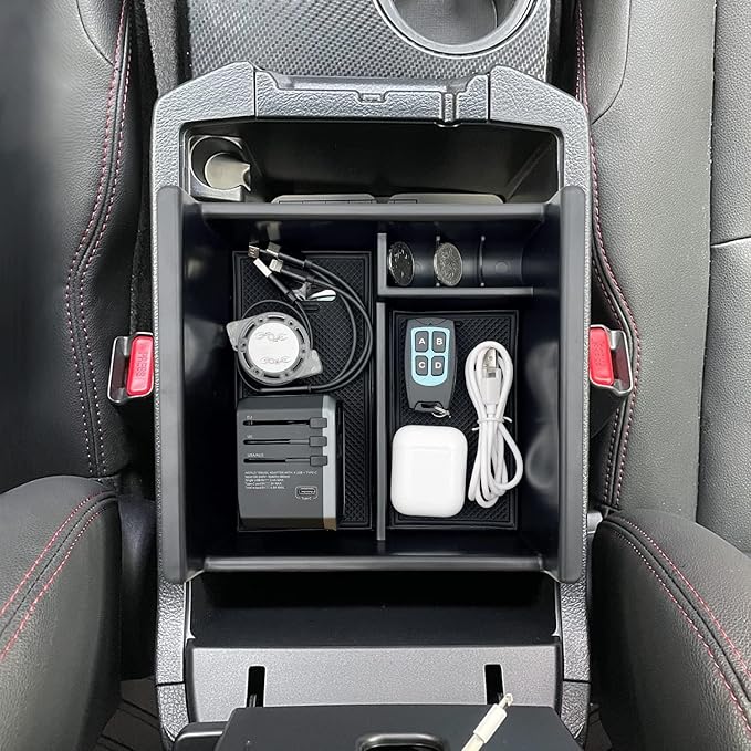 JOJOMARK Compatible with Toyota 4Runner Accessories Center Console Tray Organizer Armrest Box Storage Fit for 4Runner 2010-2019 2020 2021 2022 2023 2024 (Console Organizer)