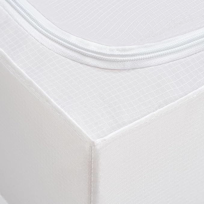 TYEERS Under Bed Storage Containers, Durable Fabric, Washable, Collapsible, Under Bed Storage Bins for Clothes, Blankets, She