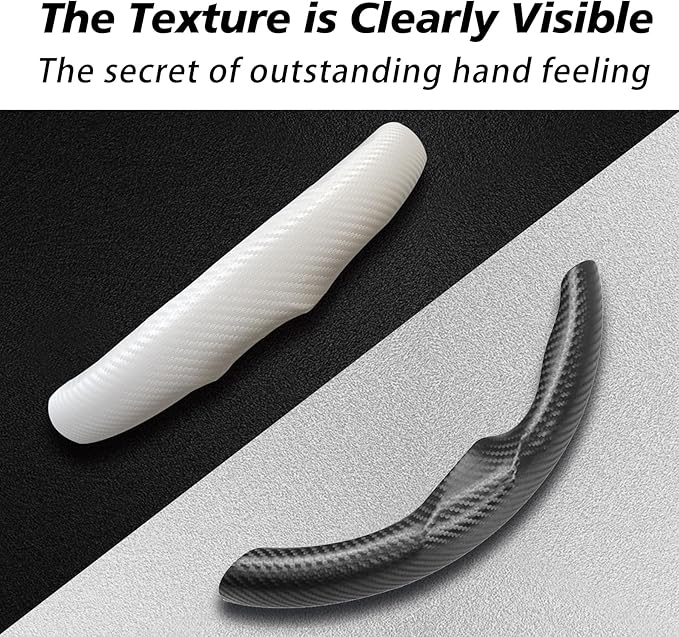 for Tesla 2017-2023 Model 3 and 2020-2024 Model Y Steering Wheel Cover Trim Interior Decoration Protection Accessories (M3/My-Black)