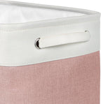 Kntiwiwo Foldable Storage Bin Collapsible Fabric Storage Basket Cube with Durable Handles Closet Organizer Bins for Organizin