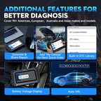 XTOOL D6S OBD2 Scanner Diagnostic Tool, 2026 Car Scanner with 30 Resets, All System Scan Tool with FCA & CAN FD, ABS Bleed,