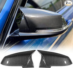 ACLONG Carbon Fiber Mirror Cover Caps Rearview Side Mirror Covers Compatible with BMW F20 F21 F22 F30 F31 F32 F36 F87 E84 GT 3GT X1 M2 M3-1Pair
