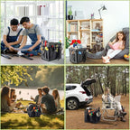 Car Trunk Organizer Multifunctional Storage Toolbox Carry Griddle,Large Grill Utensils Accessory Grilling Tools Basket