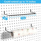 Pegboard Hooks, with Bins, Peg Locks, for Organizing Various Tools, 188 PCS, 80 of Which are Locks