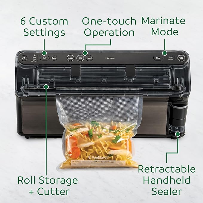 FoodSaver Elite All-in-One Liquid+™ Vacuum Sealer with Bags