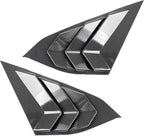 YINGTUU for Honda Accord Accessories 10th Gen 2018 2019 2020 2021 2022 Rear Window Louvers Blinds Trim-Carbon Fiber Pattern