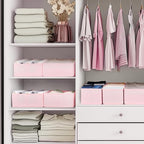 Criusia Drawer Organizer Clothes, 10 Pack Dresser Organizer for Baby Clothes, Underwear, Sock- Foldable Closet Organization a