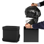 KMMOTORS Aladdin Sturdy Car Trash Can, Garbage Can, Trash Bags Included (Medium)