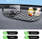 1 PC Car Anti-slip Mat, Multifunctional Dashboard Phone Holder, Dashboard Organizer Pad with Hidden Parking Number, Universal