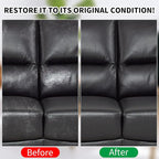 Leather Recoloring Balm, 12oz Large Size Leather Dye, Color Restorer, Scratch Repair, Furniture & Couch Restorer Kit, Repair 