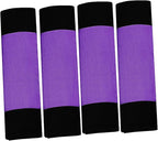 FH Group Flat Cloth Car Seat Covers Purple/Black