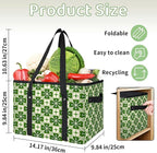 Reusable Grocery Bag, Foldable Large Shopping Tote Bag for Groceries Kitchen Picnic Car Trunk