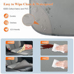 Car Seat Protector, Waterproof 600D Fabric Seat Cushion for Child Car Seat with Thickest Pad, Storage Pockets, Back Car Seat 