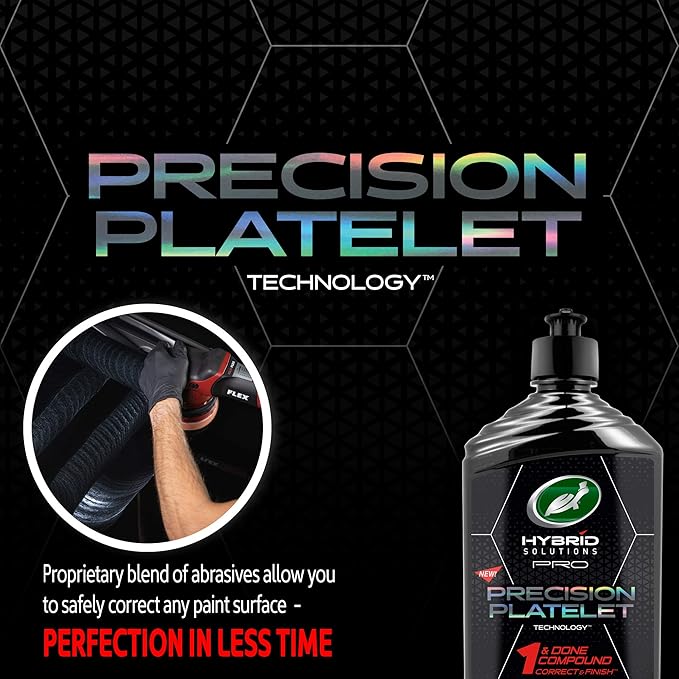 Turtle Wax 53478 Hybrid Solutions Pro 1 and Done Compound Correct and Finish, 16 oz.