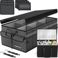 FORTEM Trunk Organizer with Cooler For SUV Car Trunk, Foldable Storage, Car Accessories for Women Men, Collapsible Bag, Perfect