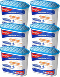 Vacplus Moisture Absorbers 6 pack, Portable Humidity Absorber Boxes for Your Bathroom, Closet & Car, Dehumidifier with