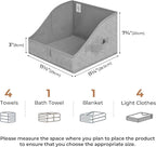 GRANNY SAYS Trapezoid Storage Bin, Closet Shelf Organizers, Fabric Storage Bins with Handles, Closet Shelf Organizers and Sto