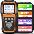 2026 FOXWELL NT630 Plus OBD2 Scanner with ABS and SRS, ABS Auto Bleed Scan Tool, Brake Code Reader with Live Data,