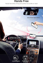 Loncaster Car Phone Holder, Car Phone Mount Silicone Car Pad Mat for Various Dashboards, Slip Free Phone Stand Compatible with iPhone, Samsung, Pink