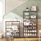 YATINEY 8 Tier Shoe Rack, Shoe Storage Organizer, Large Capacity Shoe Shelf Holds 32 Pairs of Shoes, Sturdy and Stable, for E