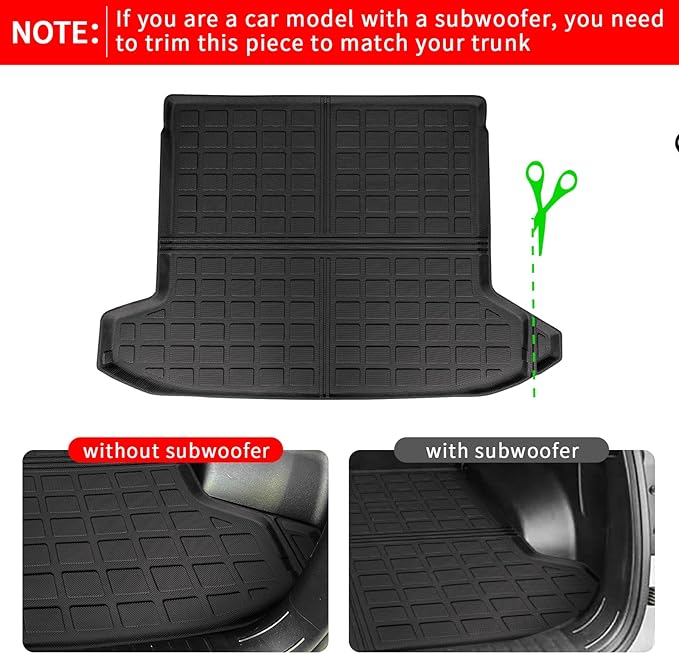 Floor Mats Compatible with 2022-2025 2026 Hyundai Tucson Trunk Mat Cargo Liner Cargo Mat TPE All Weather Back Seat Cover Protector 2024 Tucson Accessories(Floor Mats+Backrest Mats+Trunk Mat)