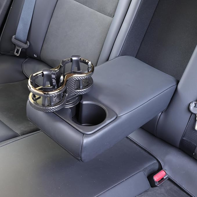 Armor All Cupholder 2 in 1 Expander, Turn 1 Cupholder to 2, Dual Drink Holder Expander with Adjustable Expandable Base to Fit