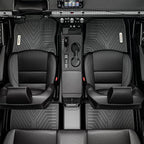 YITAMOTOR Floor Mats for Chevrolet Chevy Colorado Crew Cab 2023 2024 2025 2026 & GMC Canyon 2023 2024 2025 2026, Custom Fit All Weather Protection 1st & 2nd Row TPE Floor Liners, Pickup Accessories