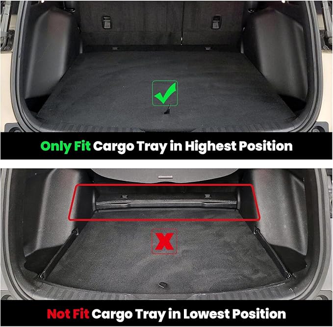 LASFIT Floor Mats & Trunk Mat for Honda CR-V 2017-2022 (NOT for Hybrid), All Weather Protection TPE Floor Liners 1st & 2nd Row & Cargo Mat Full Set, Black
