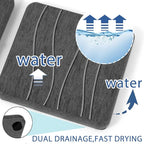 3PCS Water Absorbing Stone Tray, Fast Drying Stone Sink Tray, Stones Soap Trays, Water Absorbent Diatomite Trays, Diatomite C