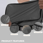 8-Piece Compression Packing Cubes for Travel, Ultralight Luggage Organizer Set with Double Zipper, Space Saving for Suitcase 