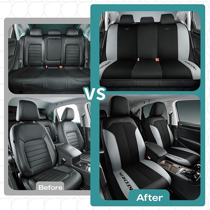 Skechers Car Seat Covers,GOGA Mat Oxford Cloth Seat Covers,Waterproof Car Seat Covers Front Seats,Automotive Universal Fit Se