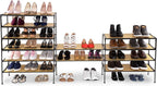 Seville Classics Sturdy Freestanding Storage Shelf for Bedroom, Closet, Entryway, Dorm Room Organizer Stackable Durable Metal