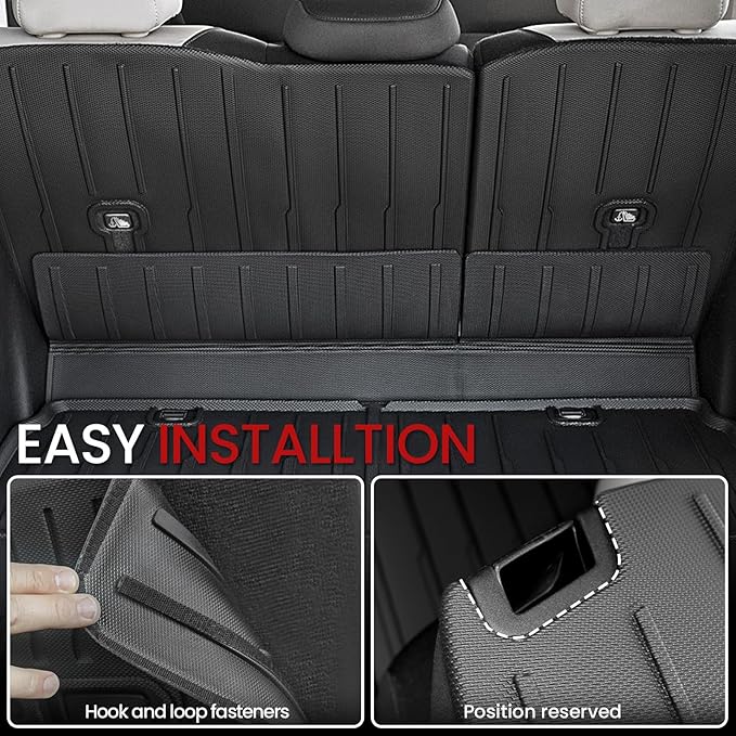 Backrest Mats for Honda CRV 2026 2025 2024 2023 Car Mat Accessories, All Weather TPE Seat Back Portectors for CR-V Gas Hybrid(Backrest Mats)