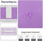 HomeHacks 2 Pack Large Laundry Baskets, Waterproof, Freestanding Laundry Hampers, Collapsible Clothes Hamper with Reinforced 