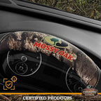 Mossy Oak Full Camo Steering Wheel Cover - Made from Premium Leather, Universal Fit for 14 1/2 to 15 inches - Official Licens