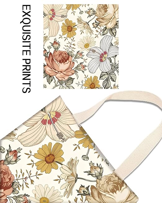 Car Trash Can, Durable Hanging Car Trash Garbage Bag, Cute Automotive Garbage Cans Organizer, Retro White Flowers