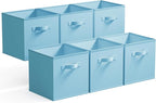 GRANNY SAYS Cube Storage Organizer, 11 Inch 6 Pack Storage Cubes with Handles, Toy Storage Bins for Boys Kids Room, Foldable 