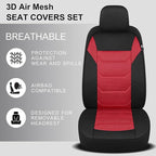 3D Air Mesh Car Seat Cover Front Sets Washable and Breathable Premium Cloth Automotive Vehicle Seat Covers for Cars Interior,