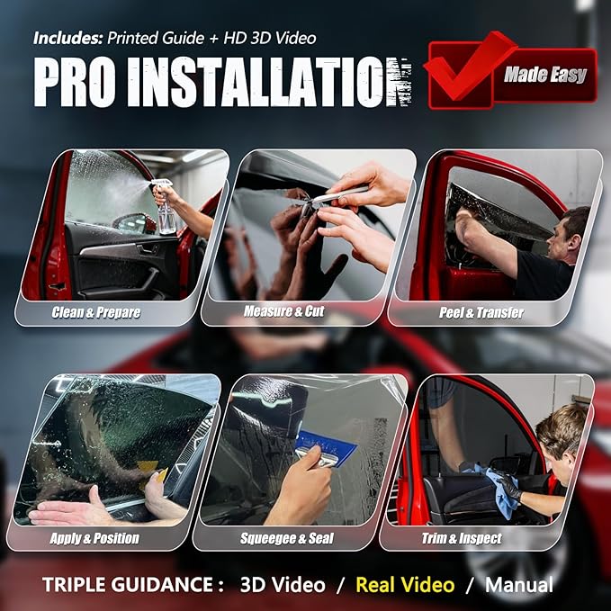 Vepagoo Ceramic Car Window Tint Film 70% VLT, 20" x30FT