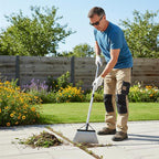 Garden Flat Shovel, 60in Heavy Duty Multi-Purpose Cleaning Shovel, Floor Scraper, Snow Shovel, for Trimming Lawn Edges, Removing ice and Snow, and Cleaning The Ground
