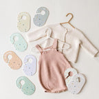 3 Sprouts Baby Closet Dividers 8-Piece Set Newborn to 2T - Double-Sided Organizer for Nursery Clothing Storage - Terrazzo