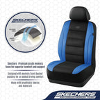 Skechers Men’s Seat Covers, Air-Cooled Memory Foam Car Seat Covers Front Seats, Airbag Compatible,Universal Fit for Most Cars