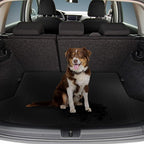 FH Group Climaproof™ Trimmable Non-Slip Vinyl Floor Mats Full Set - Universal Fit for Cars Trucks and SUVs (Black) F11306 + F16400
