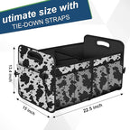 Femuar Car Trunk Organizer,Car Storage Organizer with 72L Large Capacity Waterproof Collapsible and 11 Pockets,Trunk Organizer