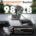 Magnetic Phone Holder for Car [98+ LB Strongest Suction & 2800gf Strongest Magnetic] 360° Adjustable Car Phone Holder for Magsafe Phone Holders for Your Car for iPhone 17 Pro Max 16 15 14 13 12 Plus