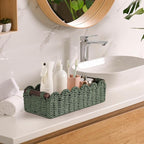 Toilet Paper Storage Basket Bathroom Counter Organizer Wicker Baskets for Organizing Cute Basket for Apartment Bedroom Nurser