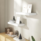20 Inch Floating Shelves for Wall, 8 Inch Deep Floating Shelf for Storage & Display, Rustic Wall Mounted Shelf with Invisible