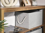 StorageWorks Fabric Storage Bins for Shelves, Storage Baskets for Closet Organization, Organizer Bins for Clothes Storage, Gr