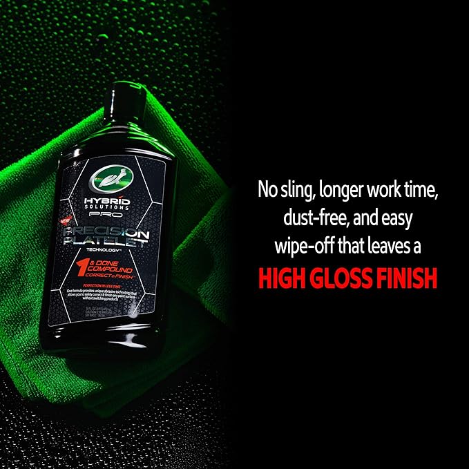 Turtle Wax 53478 Hybrid Solutions Pro 1 and Done Compound Correct and Finish, 16 oz.
